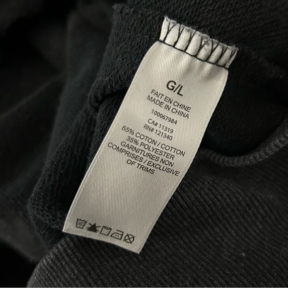 Y2K Oversize Black New York NYC Women’s Sweater Size L - Picture 6 of 10